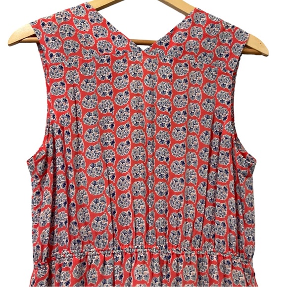 Rebecca Taylor Silk Dress Ditzy Floral Print Sleeveless Coquette Dainty … - Picture 8 of 16